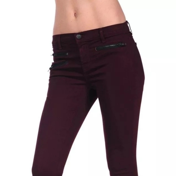 J Brand Purple Skinny Jeans Size 27 Lava Zoey - Picture 7 of 7